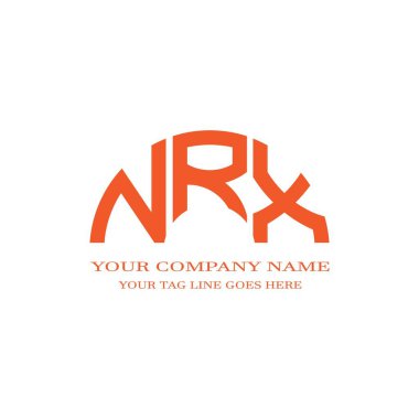 NRX letter logo creative design with vector graphic