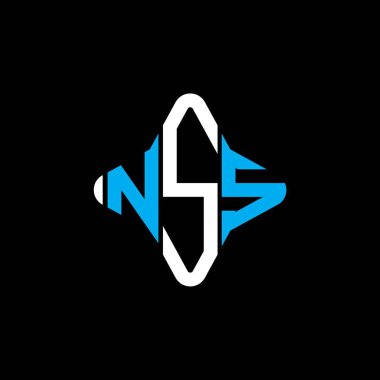 NSS letter logo creative design with vector graphic