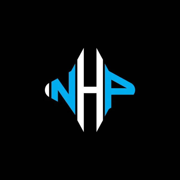 Nhp Letter Logo Creative Design Vector Graphic — Stok Vektör