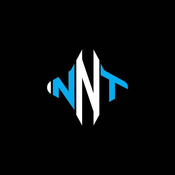Nnt Letter Logo Creative Design Vector Graphic — Vector de stock