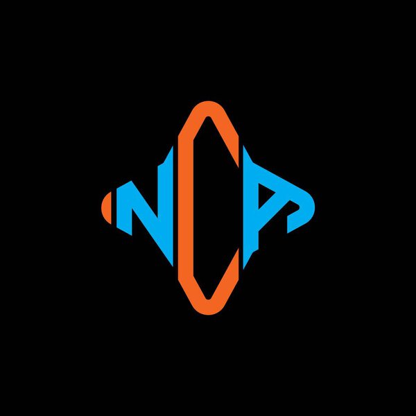 Nca Letter Logo Creative Design Vector Graphic — Stock Vector