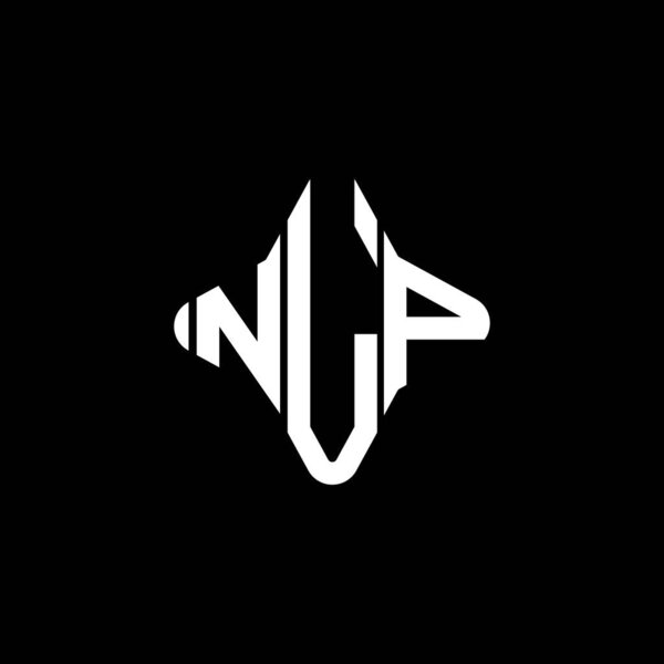 Nlp Letter Logo Creative Design Vector Graphic — Stock Vector