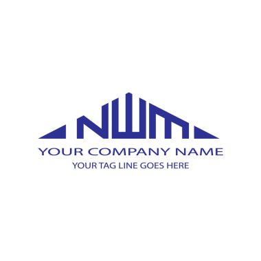 NWM letter logo creative design with vector graphic