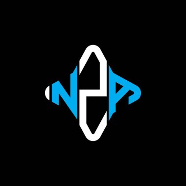 NZA letter logo creative design with vector graphic