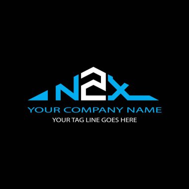 NZX letter logo creative design with vector graphic