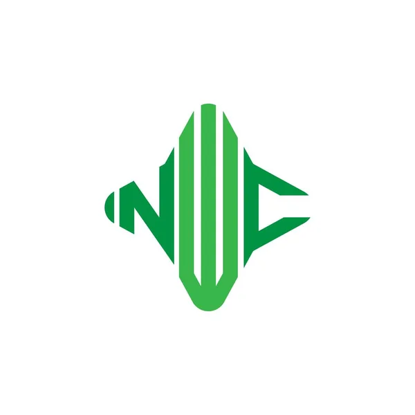 Nwc Letter Logo Creative Design Vector Graphic — Stock Vector