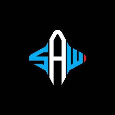 Görülen mektup logosu vektör grafikli yaratıcı tasarım