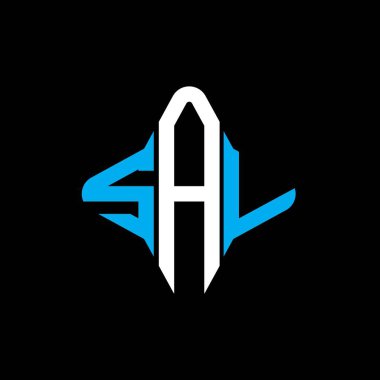 SAV harfi logosu vektör grafikli yaratıcı tasarım