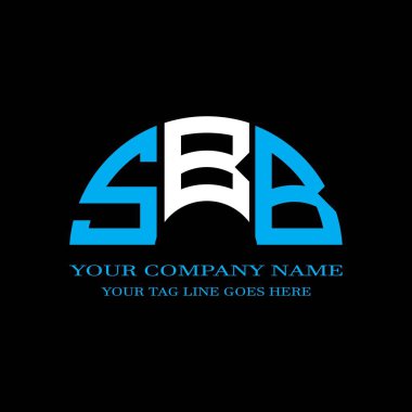 SBB harf logosu vektör grafikli yaratıcı tasarım