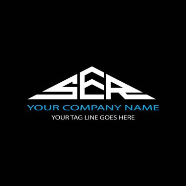 SER harfi logosu vektör grafikli yaratıcı tasarım
