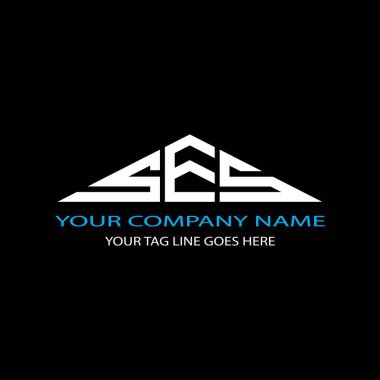 SES harfi logosu vektör grafikli yaratıcı tasarım