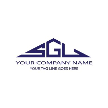 SGU harf logosu vektör grafikli yaratıcı tasarım