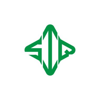 SIQ harf logosu vektör grafikli yaratıcı tasarım