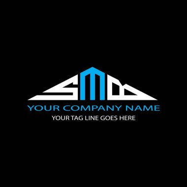 SMB harf logosu vektör grafikli yaratıcı tasarım