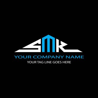 SMK harf logosu vektör grafikli yaratıcı tasarım