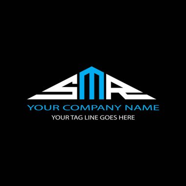 SMR harf logosu vektör grafikli yaratıcı tasarım
