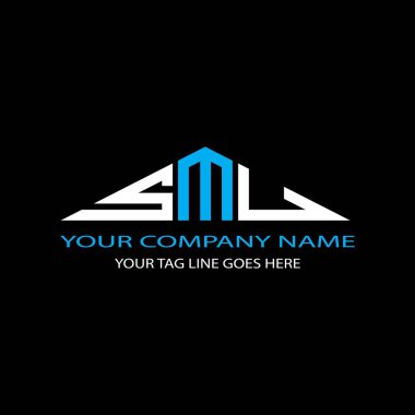 SMU harf logosu vektör grafikli yaratıcı tasarım