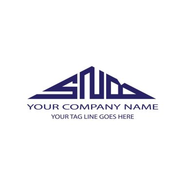 SNB harf logosu vektör grafikli yaratıcı tasarım