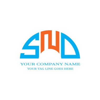 SND harf logosu vektör grafikli yaratıcı tasarım