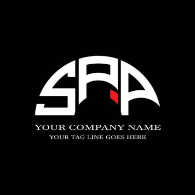 SPP harfi logosu vektör grafikli yaratıcı tasarım