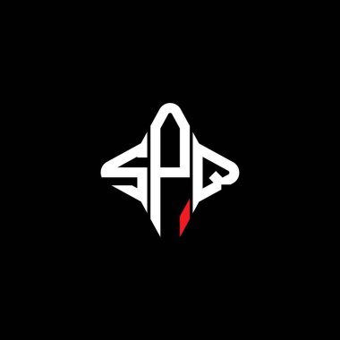 SQ harfi logosu vektör grafikli yaratıcı tasarım
