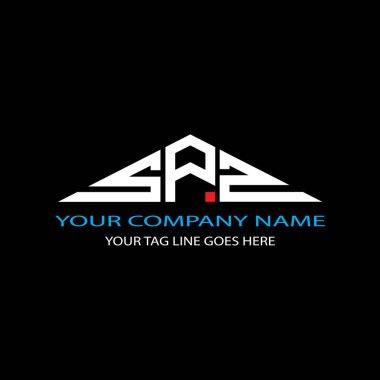 SPZ harf logosu vektör grafikli yaratıcı tasarım