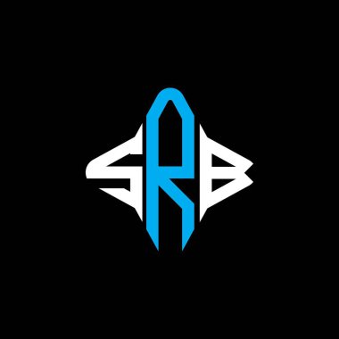 SRB harf logosu vektör grafikli yaratıcı tasarım