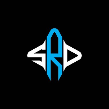 SRD harf logosu vektör grafikli yaratıcı tasarım