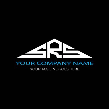 SRS harf logosu vektör grafikli yaratıcı tasarım