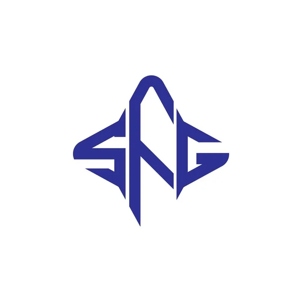Творчий Дизайн Логотипу Літери Sfg Векторною Графікою — стоковий вектор