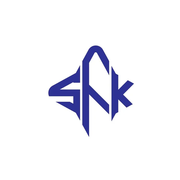Sfk Letter Logo Creative Design Vector Graphic — Stock Vector
