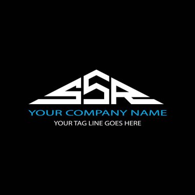 SSR harf logosu vektör grafikli yaratıcı tasarım