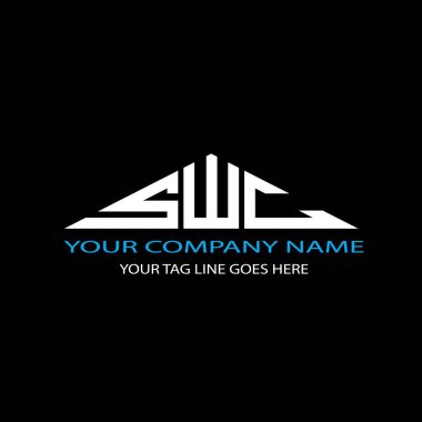 SWC harf logosu vektör grafikli yaratıcı tasarım