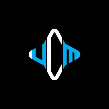 UCM harf logosu vektör grafikli yaratıcı tasarım