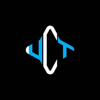 UCT harf logosu vektör grafikli yaratıcı tasarım