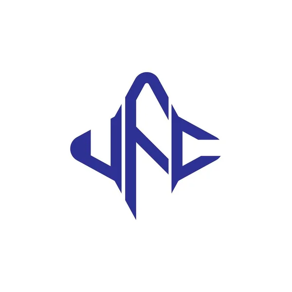 Ufcの文字のロゴベクトルグラフィックと創造的なデザイン — ストックベクタ