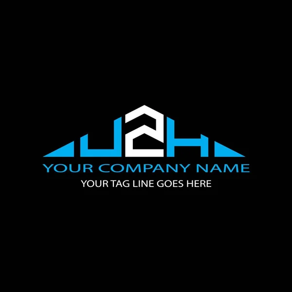 Diseño Creativo Del Logotipo Letra Uzh Con Gráfico Vectorial — Vector de stock