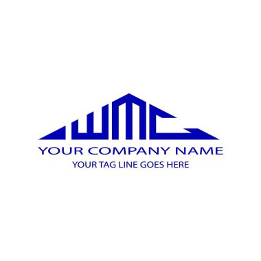 WMC harf logosu vektör grafikli yaratıcı tasarım