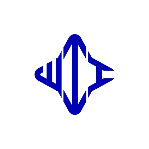 Wii Litera Logo Kreatywny Design Grafiką Wektorową — Wektor stockowy