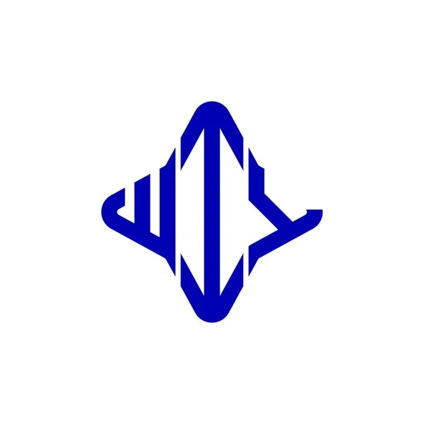 Wiy Litera Logo Kreatywny Design Grafiką Wektorową — Wektor stockowy