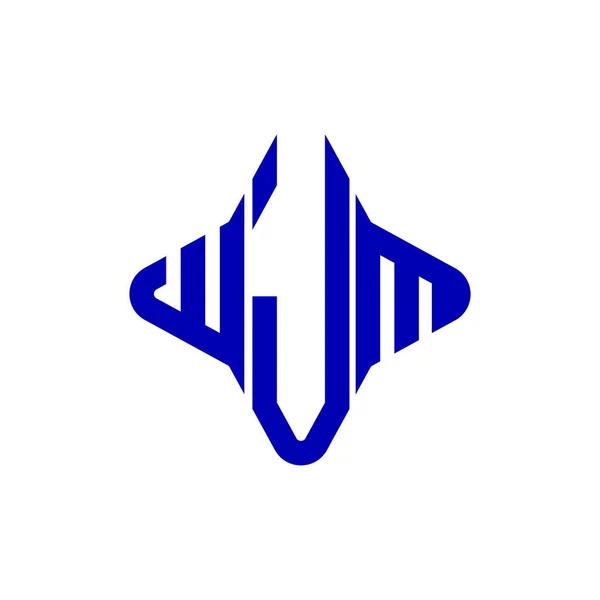 Wjm Letter Logo Creatief Design Met Vector Graphic — Stockvector
