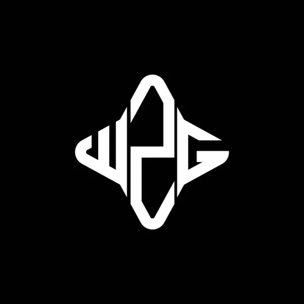 Wzg Λογότυπο Δημιουργικό Σχεδιασμό Διανυσματικό Γραφικό — Διανυσματικό Αρχείο