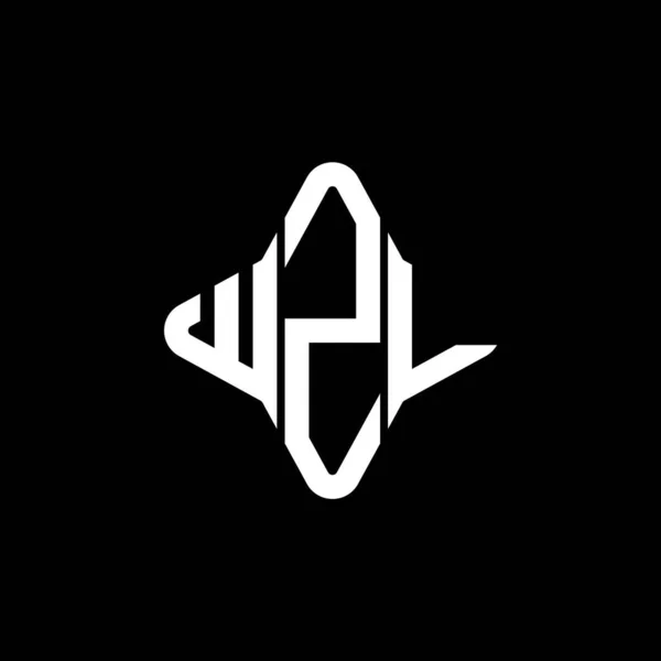 Логотип Літери Wzl Креативний Дизайн Векторною Графікою — стоковий вектор