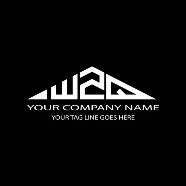 Logo Litery Wzq Kreatywny Design Grafiką Wektorową — Wektor stockowy