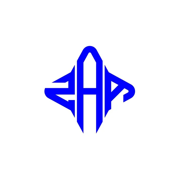 Logo Litery Zaa Kreatywny Design Grafiką Wektorową — Wektor stockowy