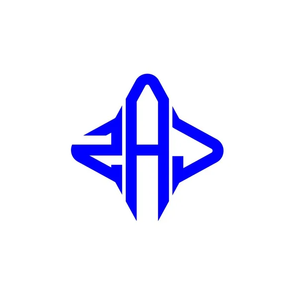 Logo Litery Zaj Kreatywny Design Grafiką Wektorową — Wektor stockowy
