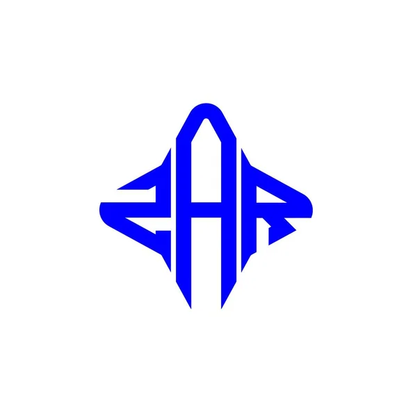 Logo Litery Zar Kreatywny Design Grafiką Wektorową — Wektor stockowy