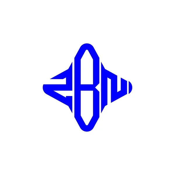 Logo Litery Zbn Kreatywny Design Grafiką Wektorową — Wektor stockowy