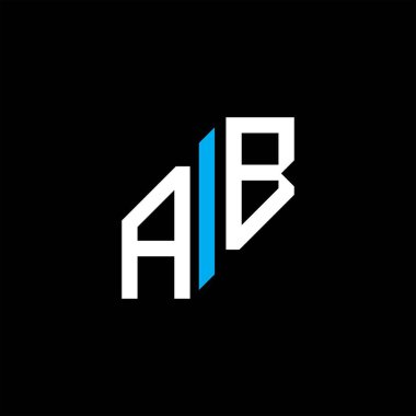 AB letter logo creative design with vector graphic