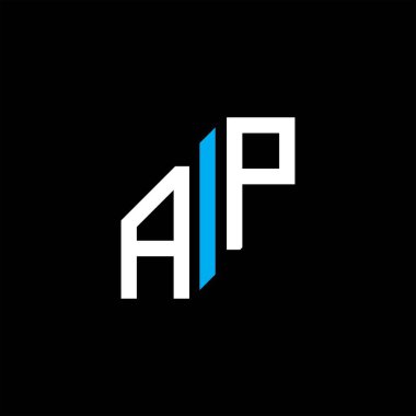 AP harfi logo yaratıcı tasarımı vektör grafik ile